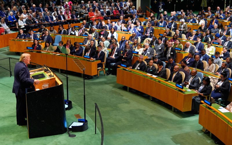 Trump in address to world leaders at UN defends war in Iran