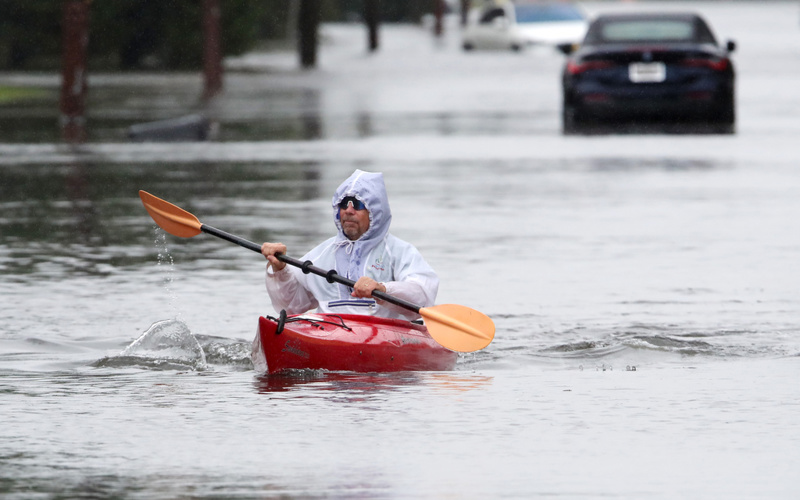 Powerful nor'easter causes coastal flooding and knocks out power