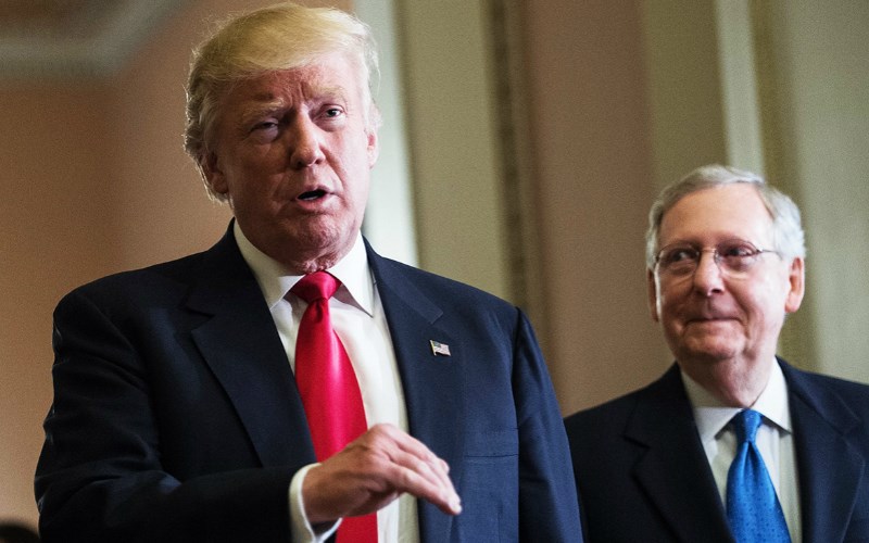 Trump: Schumer would have fought for his party's candidate; McConnell didn't