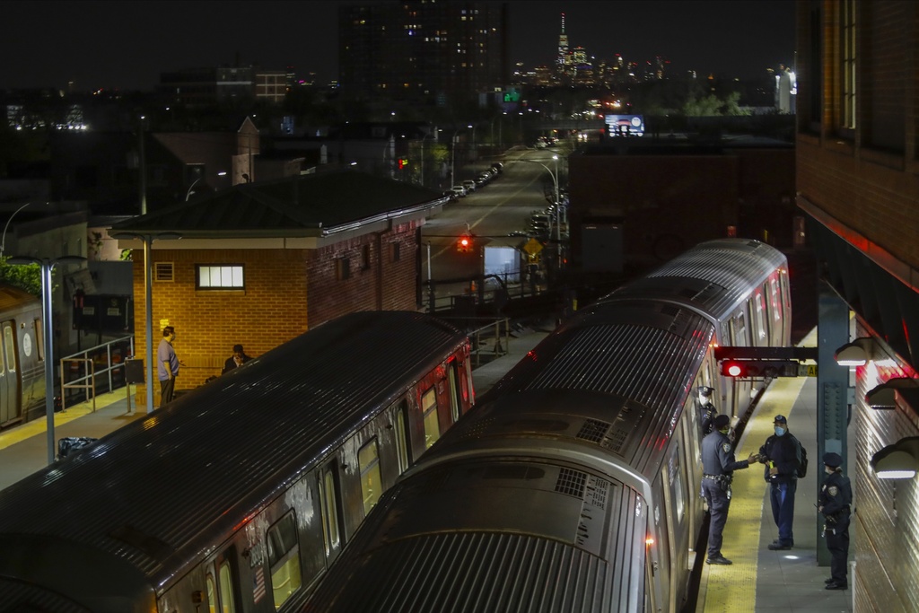 New York police work to ID woman set ablaze in subway by illegal alien