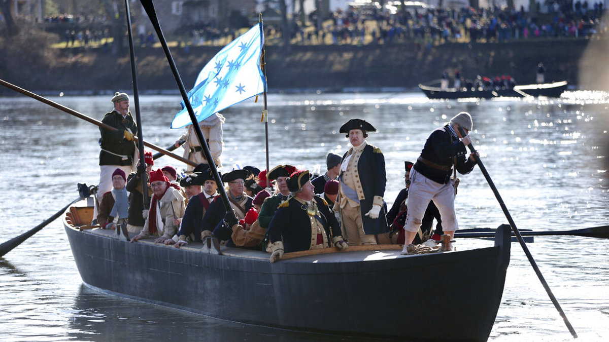 Washington crossing the Delaware: Reenactment is revived - Vimarsana News