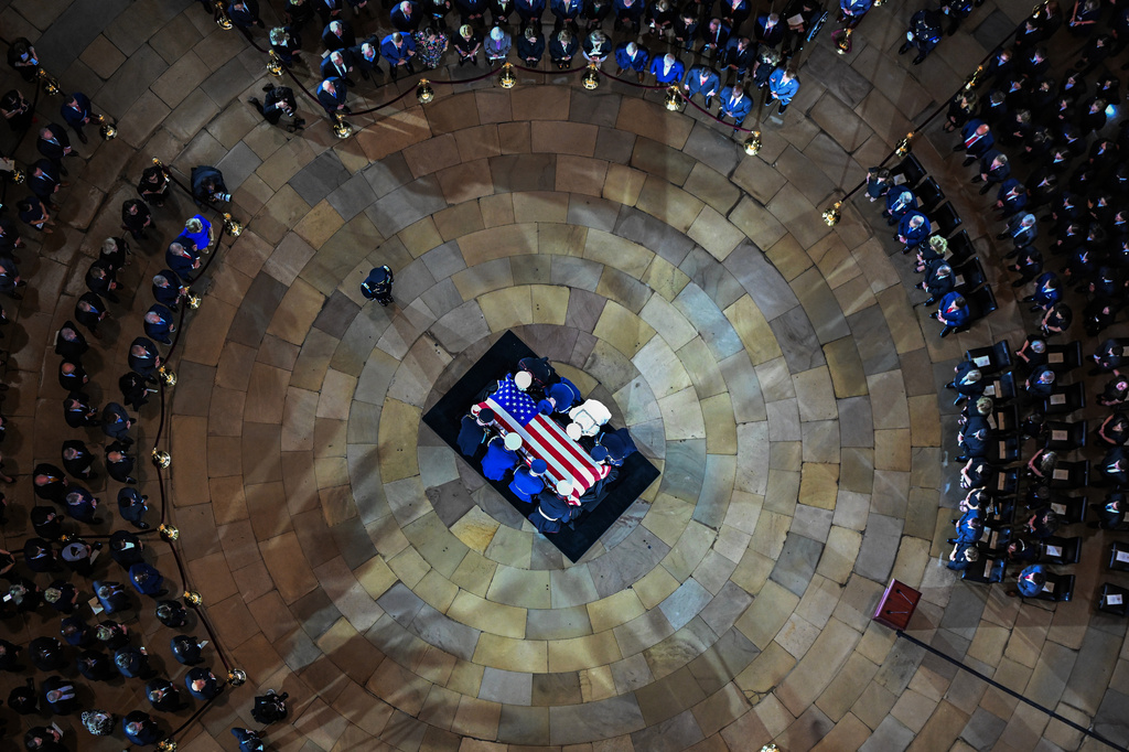 Lindsey Graham eulogized as an 'American original' at services drawing world leaders in Washington