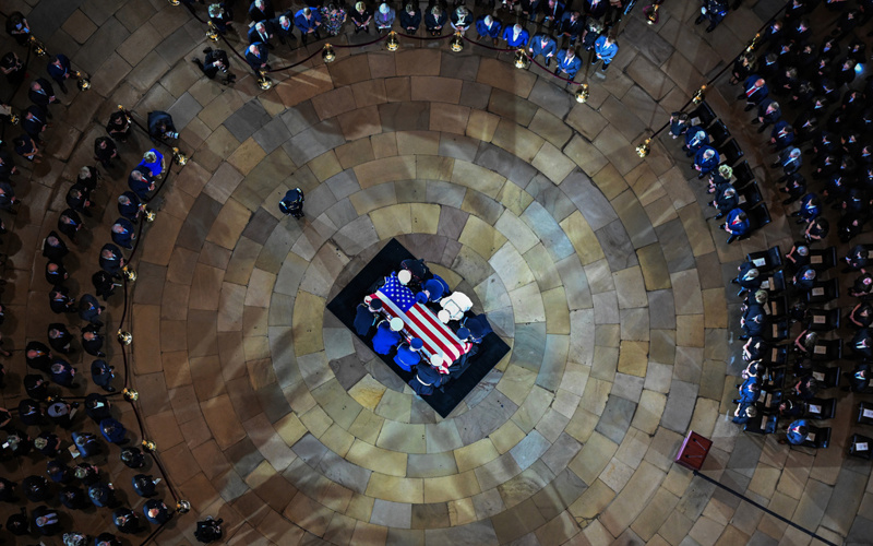 Lindsey Graham eulogized as an 'American original' at services drawing world leaders in Washington