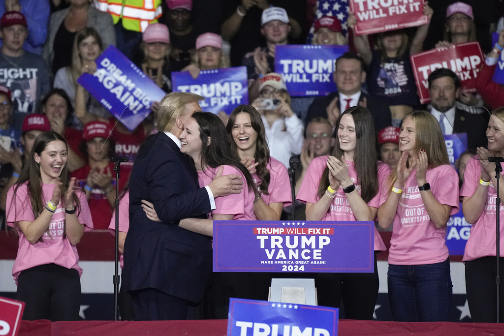 Trump believes he has a message that appeals to female voters