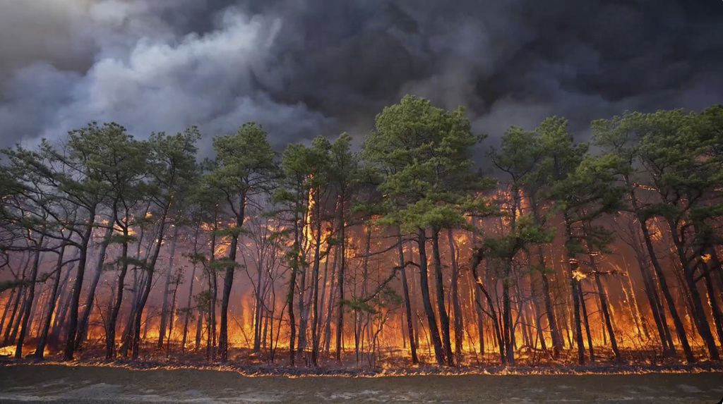 Man charged with arson in connection with huge New Jersey wildfire
