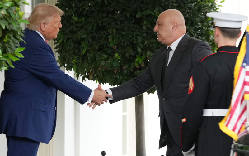Lebanon's president meets with Trump in Washington to push for Israeli troop withdrawal