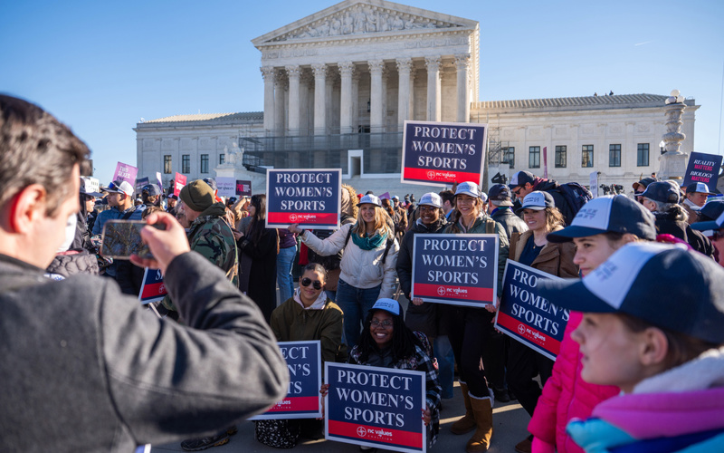 Supreme Court seems likely to uphold bans against biological males in girls and women's sports