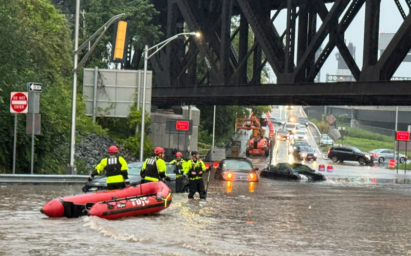 Storms and possible tornadoes pummel the Northeast US
