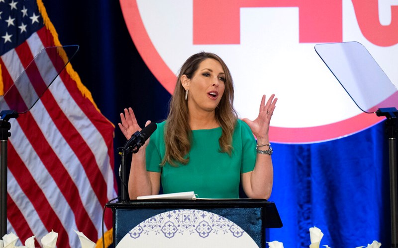 GOP Chair Ronna McDaniel defeats rival in leadership vote