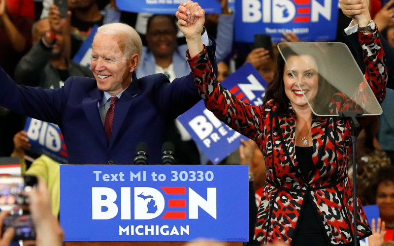 If Whitmer is "ridin' with Biden," it may be into the sunset