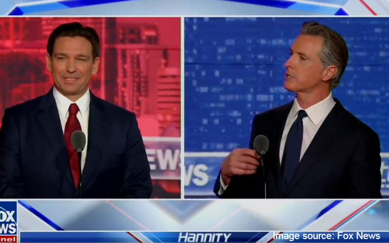 DeSantis pummeled Newsom with redvsblue facts but will it help him