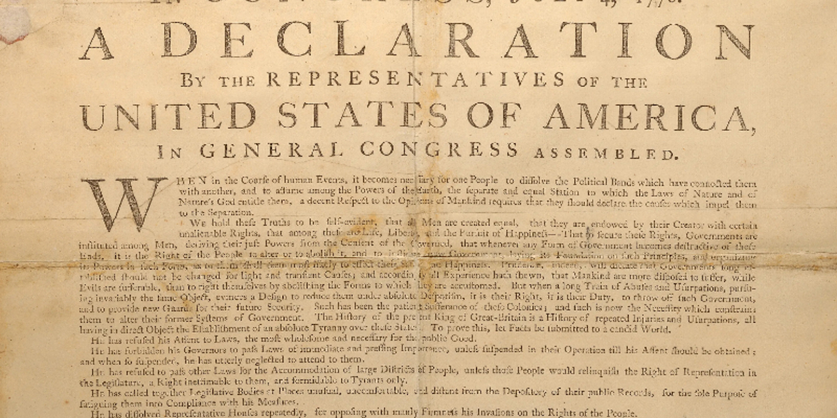 Senator's motive for dissing Declaration: A rebellious heart, not ignorance of history