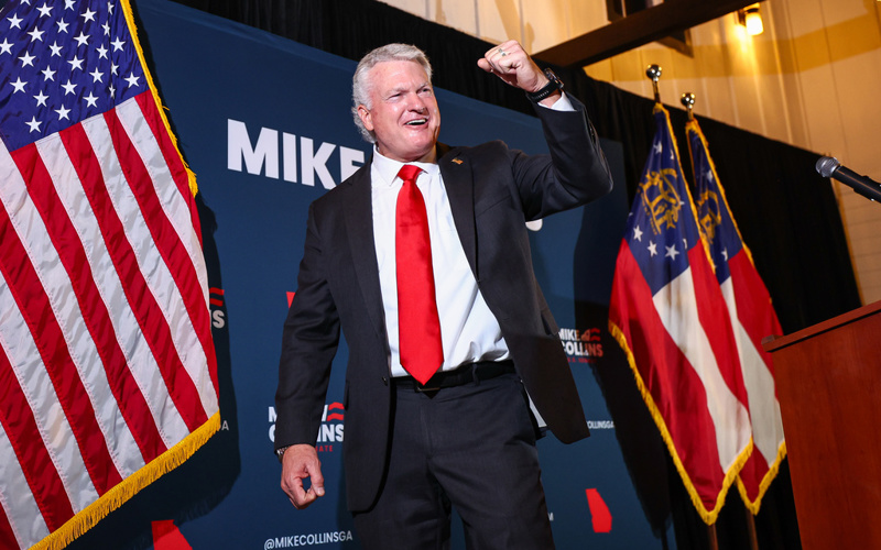 Georgia Republicans choose Collins for Senate and Jackson for governor
