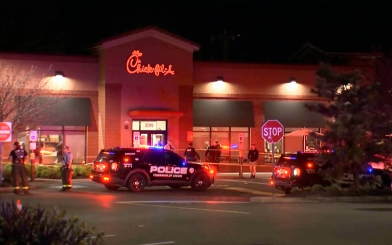 Police say 1 person killed and 6 injured in shooting at a Chick-fil-A in New Jersey