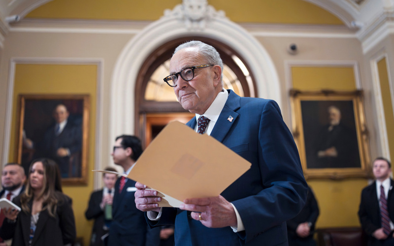 Democrats block government funding package in Senate