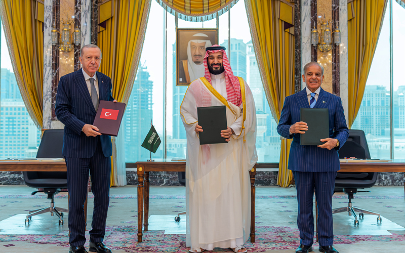 Turkey says defense pact with Saudi Arabia and Pakistan is not aimed at Iran or any other country
