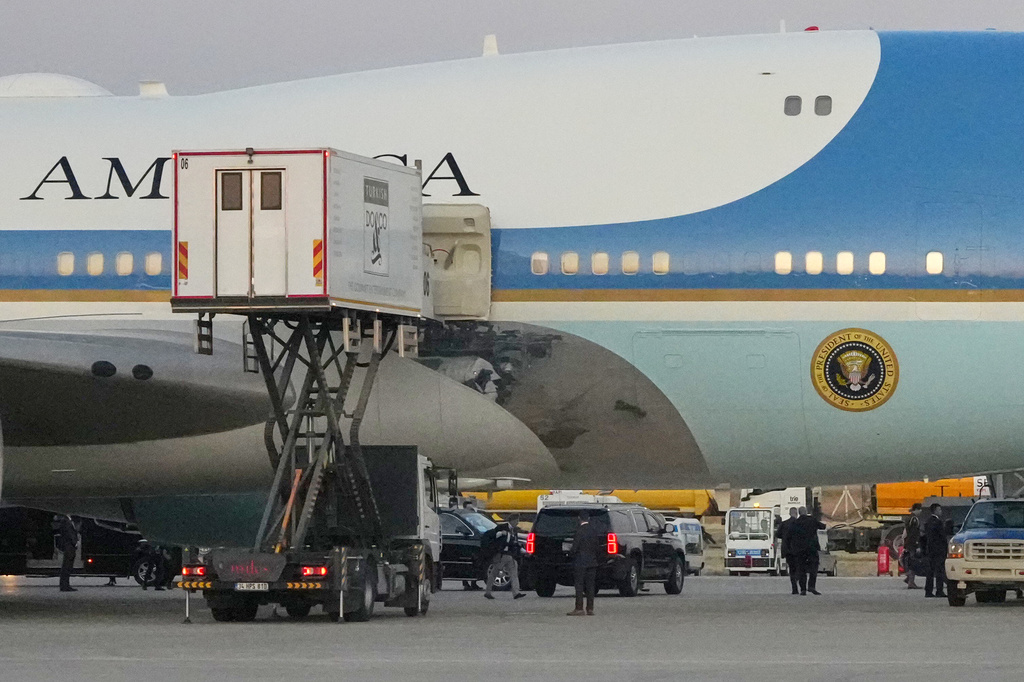 Trump says Secret Service wanted him off Air Force One in Turkey due to threat