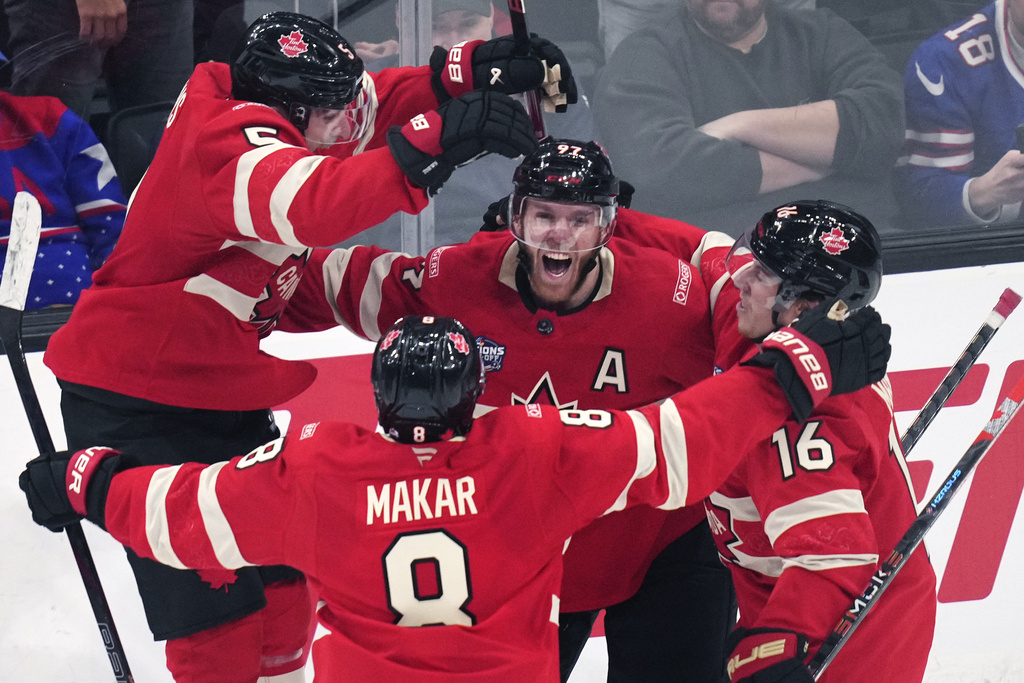 Overtime goal gives Canada 3-2 win over United States in 4 Nations Face-Off final