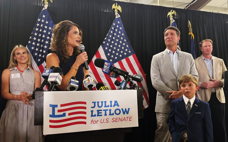 US Rep. Julia Letlow, endorsed by Trump, wins the GOP primary for Senate in Louisiana