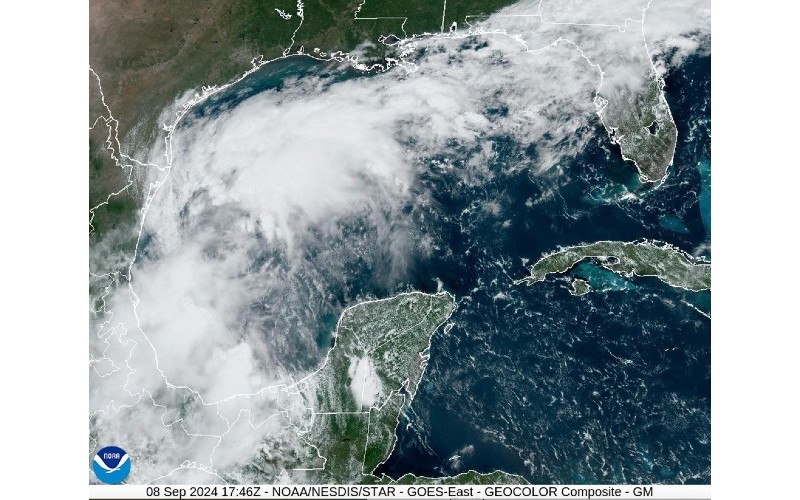 Tropical Storm Francine strengthens off Mexico; expected to hit Louisiana as hurricane