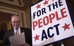 Sen. Chuck Schumer with For the People Act