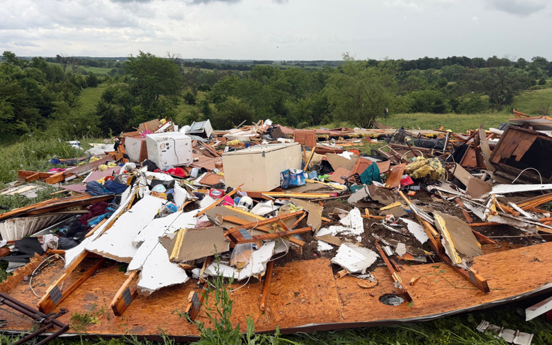 Officials search tornado-damaged areas after strong storms hit Illinois and Indiana