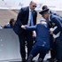 Biden falls on stage during Air Force graduation